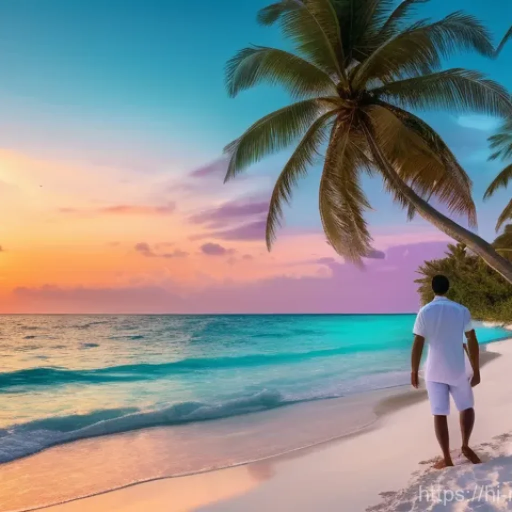 몰디브 주요 관광지 - **Maldives Sunset Beach Romance (15+ Age-Appropriate)**
    A breathtaking, photo-realistic image of...