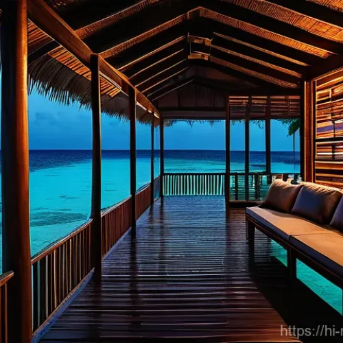 몰디브 나이트 라이프 - Here are three detailed image prompts in English, designed to be suitable for a 15+ audience and avo...