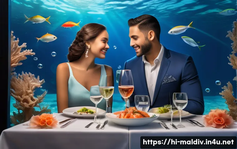 몰디브 수중 레스토랑 관련 이미지 1